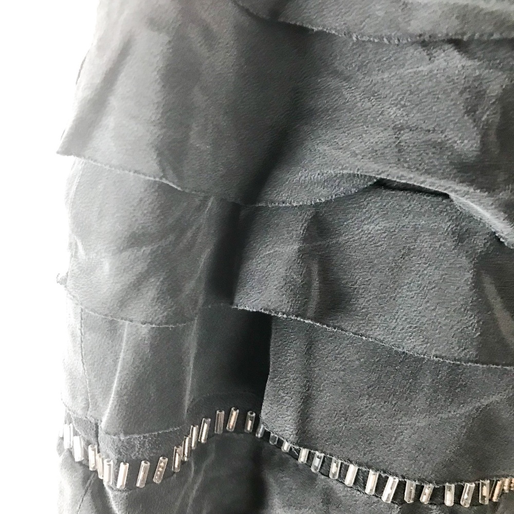 BCBG Maxazria Layered Silk Mini Skirt Sz Small - Picture 2 of 4